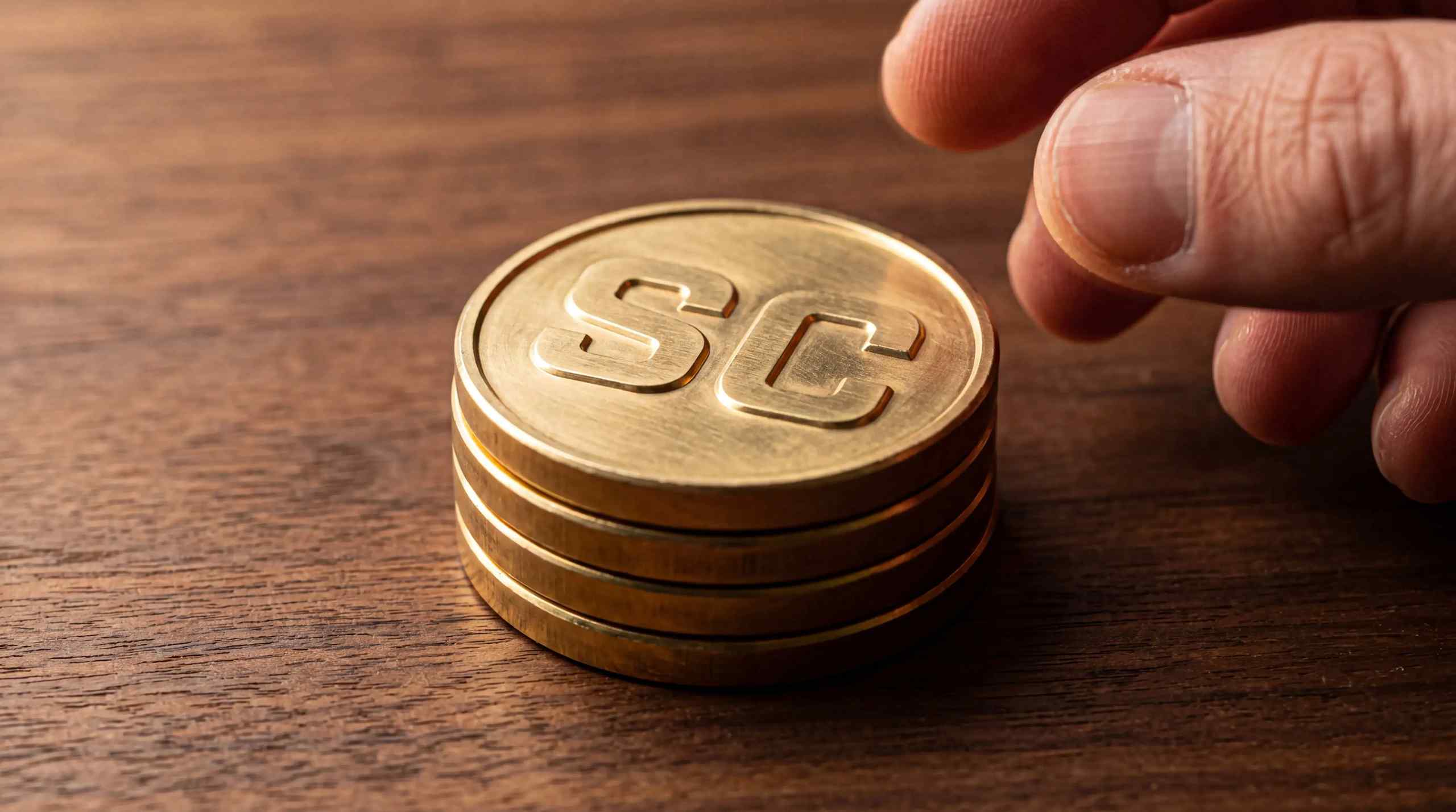 A figurative illustration of sweepstakes coins.